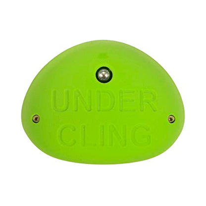 Atomik Climbing Holds Educational Undercling in Lime Green