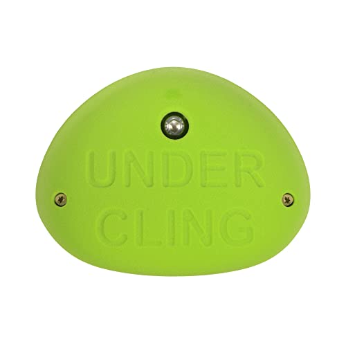 Atomik Climbing Holds Educational Undercling in Lime Green