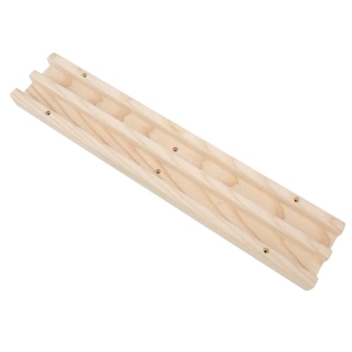 Rock Climbing Fingerboard | Grip Strength & Finger Training Board | Hangboard for Home Door Frame/Climbing Gym/RV | Solid Wood with Screws