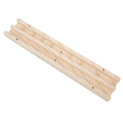 Rock Climbing Fingerboard | Grip Strength & Finger Training Board | Hangboard for Home Door Frame/Climbing Gym/RV | Solid Wood with Screws