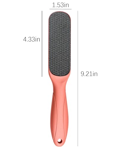 Nano Glass Foot File, Callus Remover for Feet, Wet and Dry Feet Dead Skin Remover, Durable Foot Scrubber, Double-Sided Safe Hygienic Pedicure Tools for Feet, Long Lasting Foot Care Soft Smooth Feet - style: Rose gold