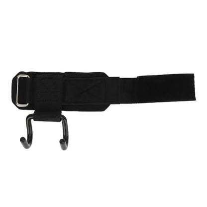 Omabeta Weight Lifting Hook Durable Heavy Duty Straps Improve Grip Strength for Weightlifting Deadlift Gym Training 2pcs Black