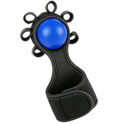 Hand Strengthening Ball Finger Muscle Trainer Ball | Hand Training Tool for Weightlifting Office Rock Climbing Home Fitness Gym Outdoor Workout - color: Blue