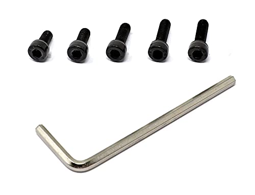 iexcell 100 Pcs M4 x 8/10/12/14/16 Alloy Steel 12.9 Grade Hex Socket Head Cap Screws Bolts Assortment Kit, Black Oxide Finish - size: M4 x 8/10/12/14/16mm
