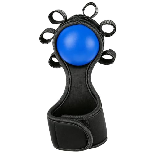 Hand Exercise Balls Grip Muscle Trainer Ball | Finger Strengthening Tool for Workout Outdoor Weightlifting Rock Climbing Home Fitness Gym Office - color: Blue