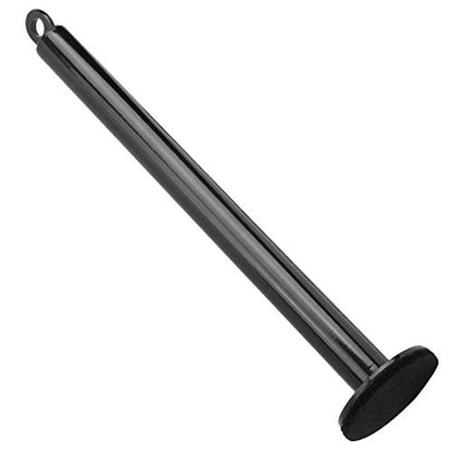 Barbell Loading Pin, Weight Lifting Loading Pin, Steel Barbell Support Rod for Forearm Wrist Training with Sponge Base, DIY Fitness Equipment Accessory for Home Gym