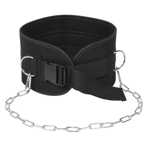 Milisten 1pc Fitness Dip Belt Chain for Weightlifting Adjustable Weighted Belt for Pull-ups and Dips Design for Muscle Training and Strength Conditioning Suitable for Fitness Levels