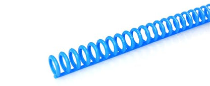 Rayson PROC1530BU Click Binding Spines, 3:1 Pitch, 120 Sheets Binding Capacity, 3/5" Diameter, Blue, 30/Box - color: Blue