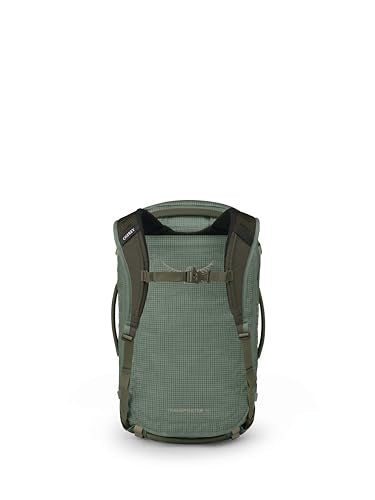Osprey Transporter Lightweight Travel Duffel Bag - Extra Large Water Resistant Durable Gear Bag for Men and Women - color: Frosty Mint/Soundwave Grey, style: 40l