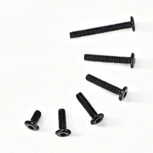 50 Pcs 1/4-20 x 1-1/4 Flat Head Hex Socket Cap Screws Bolts,Black Oxide 304 Stainless Steel 18-8,Allen Socket Drive,Fully Machine Thread (1/4-20 x 1-1/4 50pcs) - size: 1/4-20 x 1-1/4 50pcs