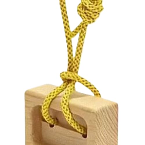 Portable Hangboard Finger & Forearm Grip Strength Training | Wooden Climbing Fingerboard for Rock Climbers Home Gym Indoor Doorway Wall Outdoor Bouldering Pull Up Workout