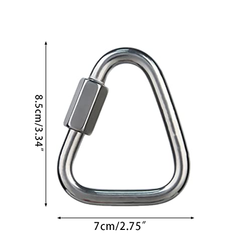 Triangular Rock Climbing Equipment for Mountaineering Rappelling Tree Strap High Hardness Equipment - color: Diameter 10mm
