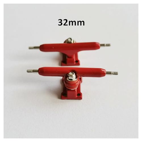 Fingerboard Trucks 1 Piece Set of 34mm/32mm Finger Plate Single-axis Bracket(32mm red) - color: 32mm Red