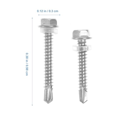 100pcs Socket Head Screws Stainless Steel Bed Frame Bolts Furniture Metric Bolt Assortment Kit for Ceiling Installation