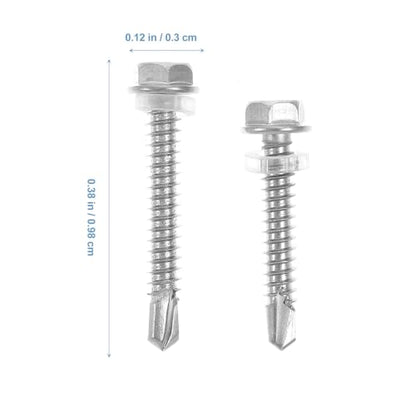 100pcs Socket Head Screws Stainless Steel Bed Frame Bolts Furniture Metric Bolt Assortment Kit for Ceiling Installation