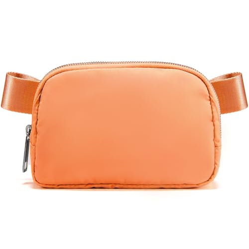 YOSHUYUKI Fanny Pack Cross Body Small Crossbody Bags for Women Men Trendy Nylon Waterproof Mini Purse Travel Running Belt Bag Lulu Dupes Bum Hip Chest Waist Pack Side Bag Must Have Dark Blue - color: Nectarine