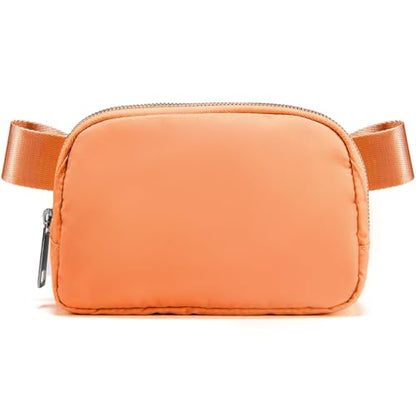 YOSHUYUKI Fanny Pack Cross Body Small Crossbody Bags for Women Men Trendy Nylon Waterproof Mini Purse Travel Running Belt Bag Lulu Dupes Bum Hip Chest Waist Pack Side Bag Must Have Dark Blue - color: Nectarine