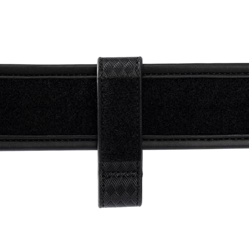 TACNEX Handcuff Strap w/Snap Closure Cuff Holder Nylon Keeper Chain/Hinged Cuffs Carrier Quick Release Clip Hook for ASP Handcuff 1.75"/ 2"/2.25" Duty Belt Law Enforcement Police Sheriff Security - size: 1 PCS, style: Basket Weave Strap with Copper Snap