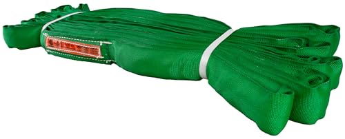 Power Lift PL2x20' Green Polyester Round Sling (5,300 lb. Vertical Capacity)| Various Sizes in Listing | Kennedy Wire Rope & Sling Co. | Proudly Manufactured in The USA - color: Green (PL2) - Vertical Capacity: 5,300 lbs., size: PL2x20'