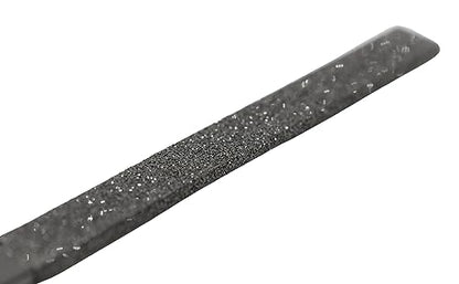 Teak Tuning PRO Diamond Encrusted Needle Fingerboard File - Logo Engraved with Rubber Handle - 5.5" Length - Great for Grip Tape & Gear Smoothing & Sculpting