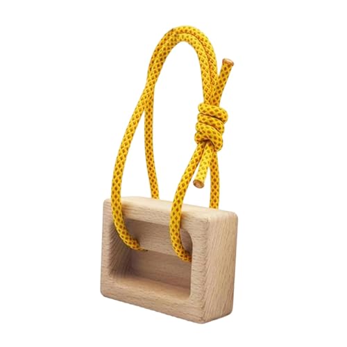 SM SunniMix 1 Climbing Wooden Grip Pull Up Finger Training Board for Forearm Strength suitable for indoor climbing training outdoor activity home gym - color: 1pc