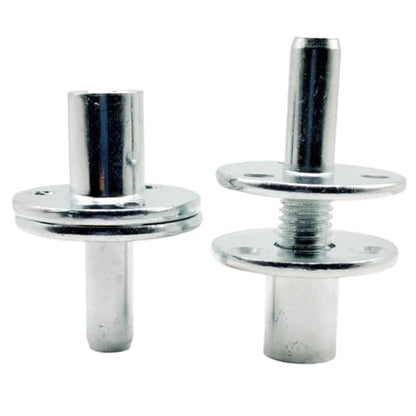 2 Sets M12 Metal Bedpost Connectors Screw-in T-nut Bedpost Connectors for Furniture Hardware Fittings, Sofa Bedpost Locking Connection Tee Nuts.