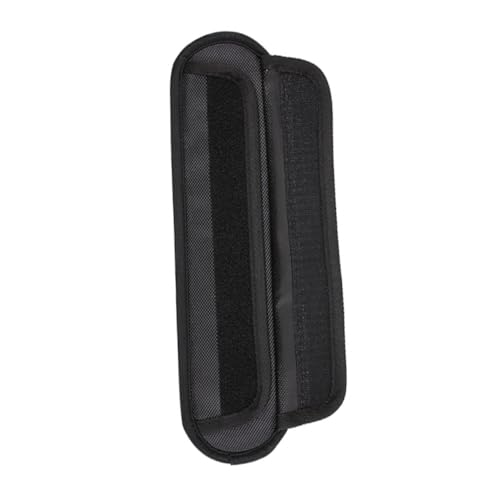 Abaodam Comfortable Guitar Strap Shoulder Pad Removable Cushion for Bass Acoustic Electric Guitars - Design for Weight Distribution Black