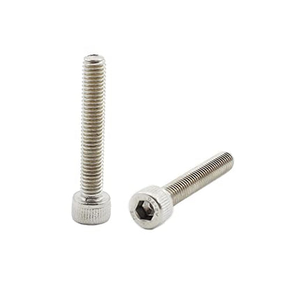 20 PCS Socket Head Cap Screws, TTZEZE 304 Stainless Steel Metric Machine Bolts Hex Socket Screw, Socket Drive Bright Finish Full Machine Threads for Shelf Chair Desk Install Repair (M5x25m) - color: M5, size: 25m