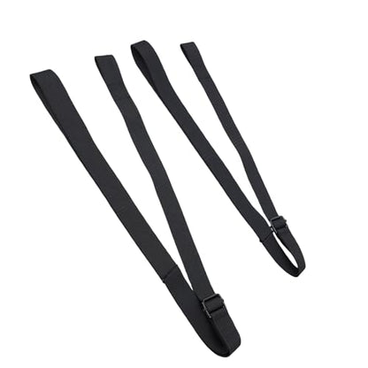SUNGOOYUE 2Pcs Weight Straps, Adjustable Polyester Safety Dumbbell Spotter Straps with Buckle for Bench Press Squat Rack Home Gym Strength Training