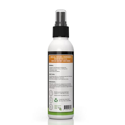 Shoe Deodorizer Spray - Foot Spray 4oz - Foot Deodorant Extra Strength - Shoe Odor Elimination - Essential Oils Blend for Sweaty Feet - 100% Natural and Organic - Made in USA