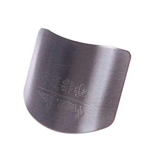 wefaner Stainless Steel Finger Guards for Cutting, Hand Protector Finger Protector Avoid Injury When Cutting Vegetables, Meat, Slicing and Dicing Safe Chopping Tools.
