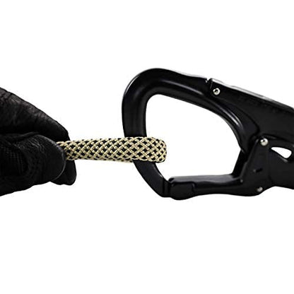 Bulldog 8mm & 10mm - USA Made Friction Hitch 100% Technora, 5400 MBS, Prusik by Pelican Rope - Arborist Rope, Tree Gear, Accessory Cord (32, 10mm Diameter) - size: 10 mm x 813 mm