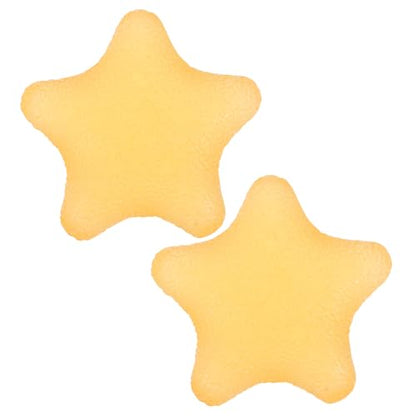 2pcs Hand Grip Exercise Ball - Finger Exerciser Star - Hand Grip Squeeze Star for Strength, Stress & Recovery, Muscle Training, Sports Rock Climbing Pink - color: Yellow