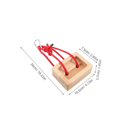 2pcs Wooden Rock Climbing Hangboard Fingerboard Training Board Portable Hand Grip and Forearm Strengthener for Climbers Indoor Outdoor Exercise
