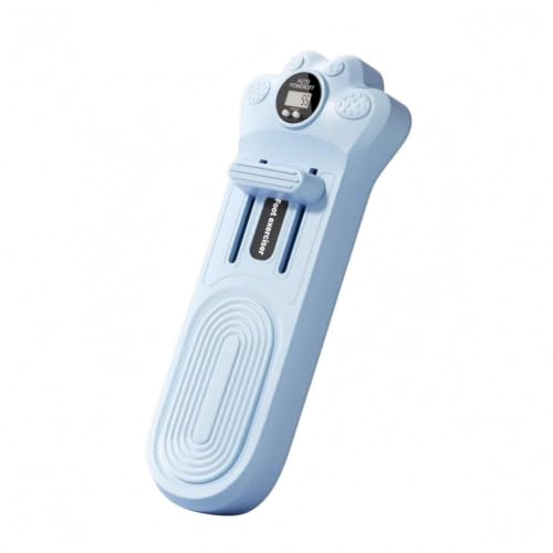 Handheld Foot Exerciser Sliding Crossbar Toe Training Device Molded Digital Foot - color: Sky Blue