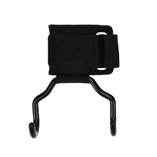 Hilitand Weight Lifting Hooks, Adjustable Non Slip Rubber Grip Wrist Straps with Widened Cotton Layer for Strength Training Pull Ups Bodybuilding