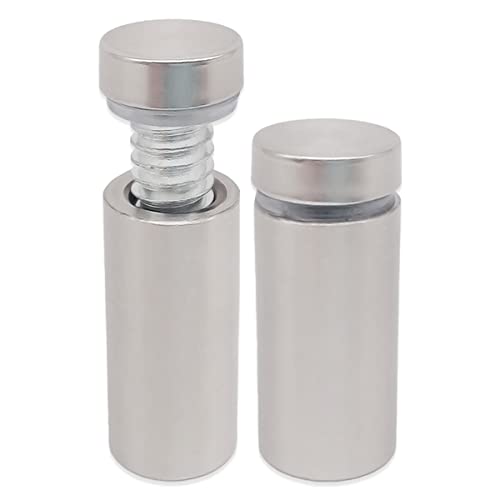 3/4" x 2-3/4" Sign Standoff Screws - Lantee 20Pcs 19 x 70mm Stainless Steel Standoff Wall Mounts for Glass/Panel/Store Sign - color: Silver, size: 3/4" x 2-3/4" / 19 x 70mm