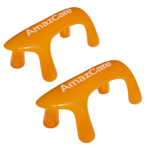 Trigger Point Massage Tool for Full Body Use. 2 Pack. | Handheld 4-Leg Pressure Point Massager for Muscle Knots Deep Tissue Myofascial Release Pain Relief Rehab. Durable Resin