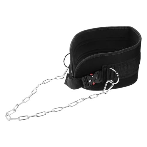 GALPADA Thickened Weightlifting Belt with Detachable Chain for Bodybuilding Powerlifting Gym Accessories Men and Women Heavy-duty Waist Support for Running Hiking Climbing Yoga and