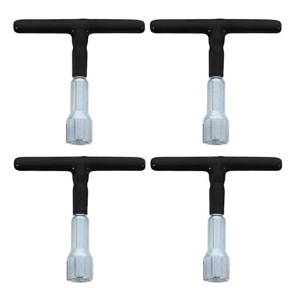 Abaodam 4pcs Wing Nut Driver Tool with T Handle Manual Screw Hook and Eye Screw Installation Tool for Hanger Bolts and Hook Bolts for Hanging and Tightening