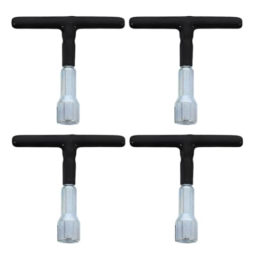 Abaodam 4pcs Wing Nut Driver Tool with T Handle Manual Screw Hook and Eye Screw Installation Tool for Hanger Bolts and Hook Bolts for Hanging and Tightening