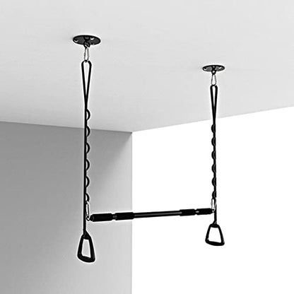 Strength Training Fitness Pull-up Bar Home Indoor Ceiling Installation Height Adjustable Multifunctional Sports Equipment Steady Load 300kg,