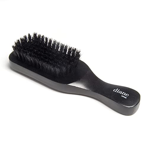 Diane 100% Boar Bristle Club Brush for Waves and Smoothing - Fine to Medium Hair Detangler for Men and Women, Shine Restorer, Soft on Scalp - color: Club Brush, size: 1 Count (Pack of 1)