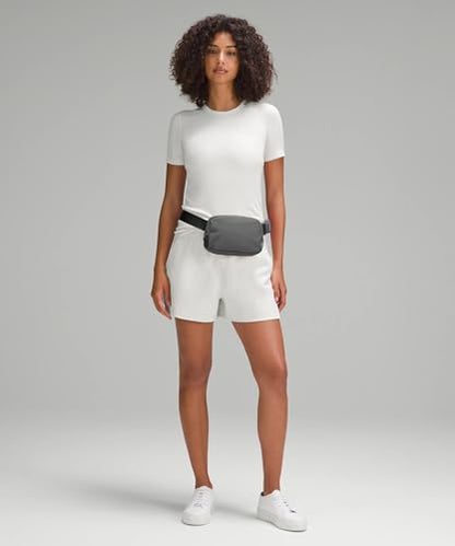 YOSHUYUKI Fanny Pack Crossbody Bag Trendy Waterproof Small Cross Body Purse for Women Men Fashion Waist Packs Mini Belt Pouch Chest Bum Hip Bag Lulu Dupes for Travel Vacation Running Dim Grey - color: Dim Grey