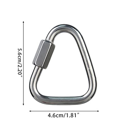 Triangular Rock Climbing Equipment for Mountaineering Rappelling Tree Strap High Hardness Equipment - color: Diameter 8mm