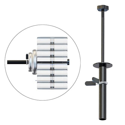 kowaku Gym Weight Stack Weight Loading Pin, Steel Weight Stack Pin Add Weight for Weight Board, Strength Training Accessories