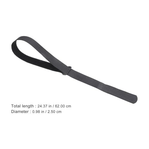 Veemoon 12pcs Adjustable Hook and Loop Buckle Straps 25mm X 600mm Reusable Elastic Yoga Mat Carrier Straps Multipurpose Cord Ties for Yoga, Luggage, and Outdoor Gear