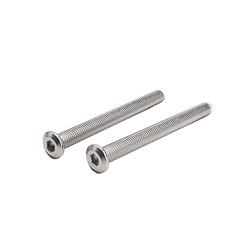 6pcs M8 x 110mm Rivet Countersunk Socket Cap Allen Head Bolts Screws Connecting for Furniture, 304 Stainless Steel - size: 6pcs M8 x 110mm