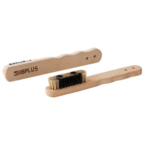 Climbing Brush WAZL Beechwood Boar Bristle Cleaner | Ergonomic Wooden Hold Care Tool for Bouldering Training Gym Crag | Plastic Free Sustainable Eco Gear with Smiley Design