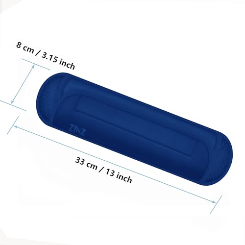 Ultra Thick & Breathable Universal Shoulder Pad Cushion for Bag - Long & Comfort - color: Dark Blue